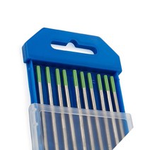 티그 Worbright 텅스텐 용접 전극 10 조각 아르곤 아크 Tig 스테인레스 스틸 철 알루미늄, 04 green_03 2.4mm