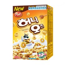 어린이간식 씨리얼과자 허니오즈 480g, 1개