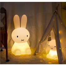 해외구매 LED 미피조명 토끼램프 수유등 무드등 수면등 무지개 아이방 램프 해외구매, 미피, 80cm, 3색 모델