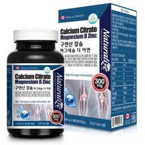 네추럴라이즈 구연산 칼슘 마그네슘 디 아연, 1개