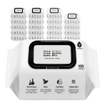 올스탠다드 실속 라이트 대용량 물티슈 100매 X 20팩