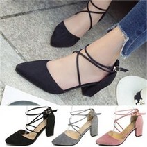 [오노마] ONM 3컬러 8.0cm 스트랩힐 여성펌프스 여성구두 펌프스힐