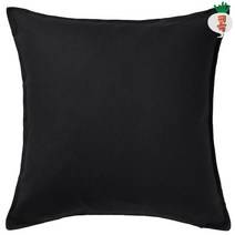 이케아 쿠션커버 2개 굴리 블랙 50x50cm 침구 거실 소파 의자 등받이 캠핑 펜션 휴게실 사무실