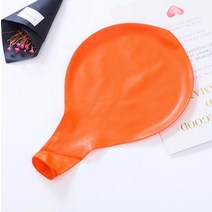애드벌룬 에드벌룬 현판식 제막식천다채로운 색상 36 인치 풍선 라운드 웨딩 장식 파티 결혼 큰 흰색 1 피, 03 Orange