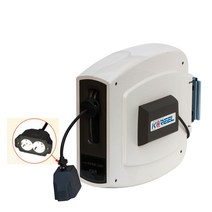 삼국산업 코릴 자동감김 VCTF 1.5sqx3cx20m 케이블릴 Per-120 20m 벽고정 자동전선릴 코드릴 과학실전선릴 천전고정전선 전기선 방우형콘센트 행거브라켓포함 릴선, PER-127(27M)