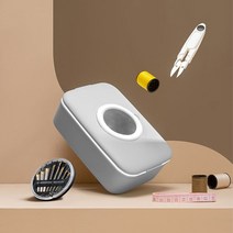 가정용 돋보기 반짇고리 세트 20가지 색실 부자재포함, 그레이