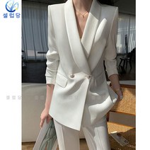 셀럽당 여성 정장 세트 여패션 직업 캐주얼 정장 투피스