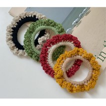 곱창끈 곱창머리끈 뜨개 머리고무줄 헤어끈 니트