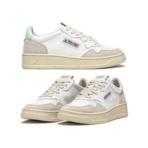 오트리 AUTRY 23SS 여성 메달리스트 로우탑 스니커즈 화이트/민트탭 AULW LS47 193722