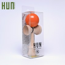 KENDAMA 켄다마 캐치 볼 나무 공 던지기 스킬 일본 전통 놀이 고전 게임 원목 순발력, 오렌지 PU