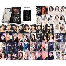 55 개/대 아이돌 leserafim Photocards Lomo ANTIFRAGILE 카드 ITZY IVE 레드 벨벳 Stayc 앨범 Photocard, [06] TWICE03