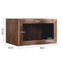 미니찬장 일본식 원목 그릇장 주방 엔틱 진열장 원목그릇장 미니그릇장, D
