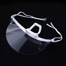 다데 주방 조리용 플라스틱 투명 위생 마스크 10P DD-10389, 해피상품, 해피상품