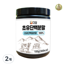 라이브잇 다담 웰푸드 초유단백 분말 100%, 100g, 4개