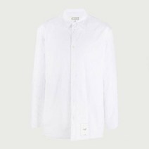 [명품]마르지엘라 20FW 리사이클패치 화이트 패딩셔츠 S50DL0449 S43001 100 S50DL0449S43001100