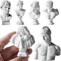 모던감성 그리스신화 미니피규어 흉상 드로잉연습 조각 장식 미니피규어 흉상 드로잉 연습 조각 장식 조각상 토루소, Alexander2 UK00116 (품절)