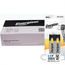 에너자이저 알카라인 건전지 AA 40알(20카드) 1.5V LR6