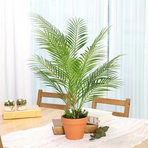 [(주)조아트] 인테리어 인조나무 조화 화분 토분 아레카야자 70cm, 상세 설명 참조