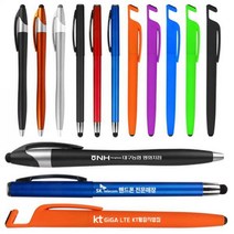 아트퓨어 스마트 터치볼펜 인쇄가능 터치펜 볼펜 휴대폰 핸드폰 스마트폰, 옵션01)뉴 터치거치볼펜(색상랜덤)