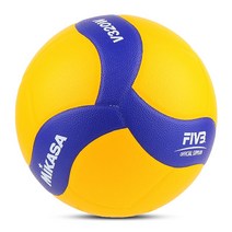 피구공 배구공 빅발리볼 핸드볼공 피구공4호오리지널 Mikasa 배구 V300W FIVB 공식 게임 공 경쟁 성인 승인, 01 yellow ball