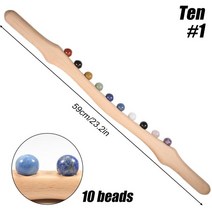 죽비 안마봉 Tcare 나무 마사지 스틱 10 옥 돌 구슬 롤러 트리거 포인트 도구 근육 릴리스 목 바디 뷰티 헬스 케어 몸 홈 몸 긴장 완화 휴식, 05 Style 5