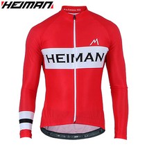 하이만 하이만로고 레드 긴팔져지 자전거져지