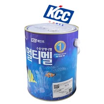 KCC친환경 페인트 홈앤 멀티멜 화이트(반광) 3.78L 가구 벽지 철재페인트