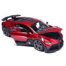 브라고 1:18 부가티 디보 완성품 다이캐스트 키덜트 모형차 Bugatti Divo 인테리어소품, 레드