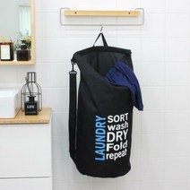 프로메이드 런드리백 45L / 빨래방가방 / 코인세탁가방 / 대용량, 런드리백-블랙