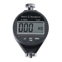 THE VEDO SHOP 디지털 경도계 쇼어 A/C/D 경도 시험기 고무 타이어 측정 0-100 HA/0-100HC/0-100HD, C, 블랙, ABS