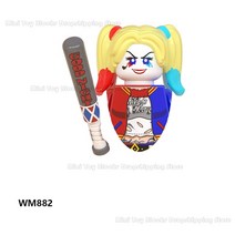 [레고공식] PG8032 배트맨 빌딩 블록 조커 할리 퀸 영화 플라스틱 미니 액션 장난감 피규어 조립 어린이 생일 선물, [12] WM882