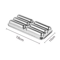 304 Stainless Steel Sausage Mold Children Hot Dog Making Mold DIY Baked Ham Sausage Maker Box Ho, square, 하나, square