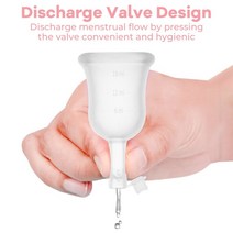 생리컵 lady period cup valve 생리 컵 의료 실리콘 생리 컵 copa, 7-작은
