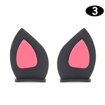 범용 오토바이 헬멧 고양이 귀 귀여운 전기 자동차 모토크로스 스티커 운전 스타일링 장식 개, N3, N3