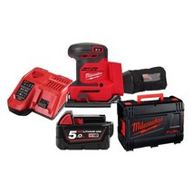밀워키 M18 BQSS-502X 18V 충전 사각샌더 세트 샌딩기 샌드기 오비탈샌더 6단속도조절, 밀워키 M18 BQSS-501X 배터리1개세트