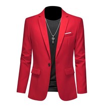 셀_남성 정장 캐주얼 수트 양복 겨울 비즈니스 패션 정장 코트 슬림 빅사이즈 도시락 커리어 정장 드레스 정장 상의