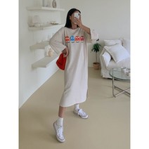 레트로 롱 원피스