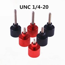 14 퀵 릴리스 플레이트 용 카메라 나사 알루미늄 널링 썸 스크류 하이 스텝 핸드 스크류 6-60mm 스테인레스, 01 1/4-20_10 40mm_01 빨간