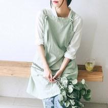 애견미용 원피스 멜빵 앞치마 끈매듭 리넨앞치마, 상세페이지 참조, 상세페이지 참조