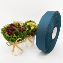 포장 리본 끈 제이제이리본 골직리본15mm 20mm 25mm 60컬러 (길이 45M ) 공단리본, 53군청색