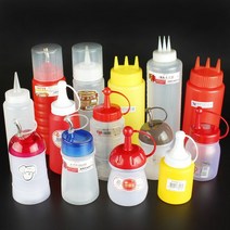 업소용 소스병 61종 모음 케찹병 겨자병 소스통, 대 6x18.7(cm) 280ml, 소프트 양념병