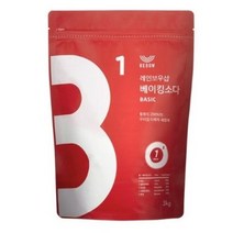 레인보우샵 베이킹소다 베이직, 3kg, 3개