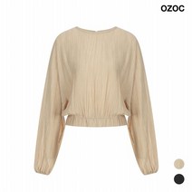 오조크 여성 크롭 블라우스