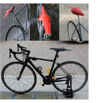 러브유어패밀리 MTB 자전거 흙받이 산악자전거 머드가드 자전거 악세사리, 블루