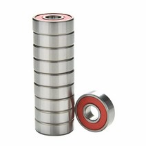 베어링 10pcs 레드 abec 9 스테인레스 스틸 고성능 롤러 스케이트 스쿠터 스케이트 보드 휠 공구 나사 세트