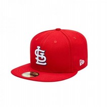 뉴에라 5950 MLB 어센틱 세인트루이스 카디널스 게임 70541090 B, 상세설명 참조