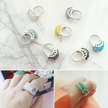 살롱드메리 실버라인2 옥반지 혼주반지 한복반지 쌍가락지 옥가락지 결혼식반지 반지