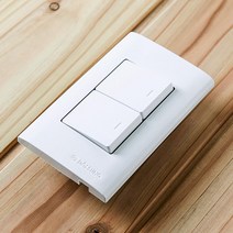 베란다 거실 전등 2구전원 스위치커버 주방등 덮개