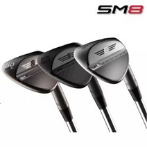 SM8 골프채 보키 웨지 투어크롬 BV105 경량샤프트 보키 웨지, 블랙, 62도