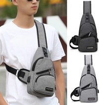 올나인 더 심플 USB 포트 슬링백